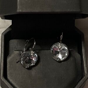 Silver Crystal Earrings